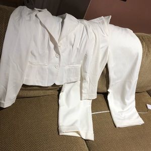 White Summer suit.